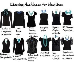 necklaces to neckline